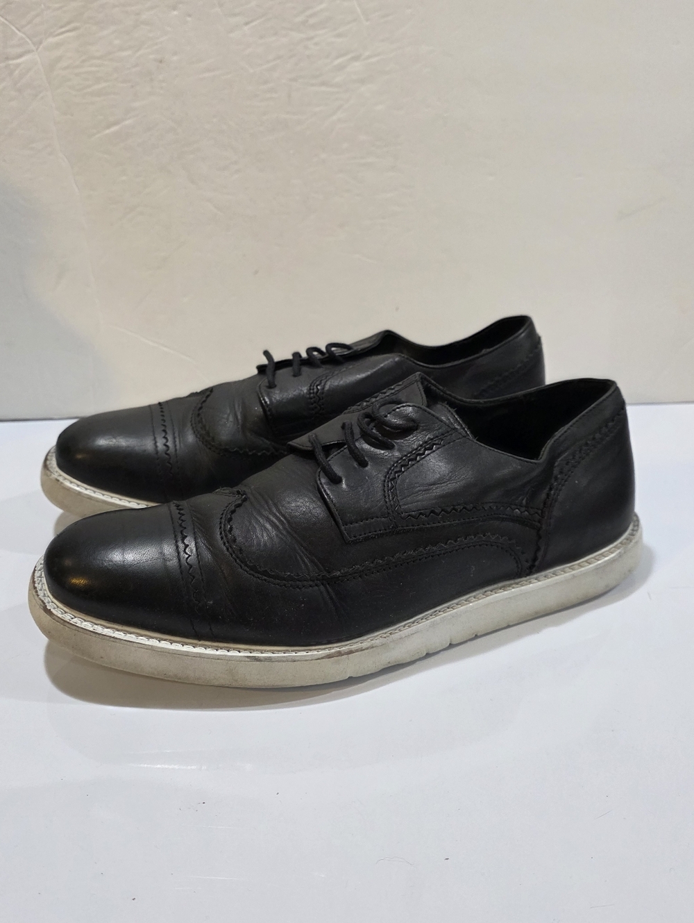 KENZO Men’s BlackWhite Oxford Dress Shoe Size 42 Mens Size 9